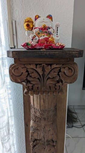 Deko holzsäule indische - deko,