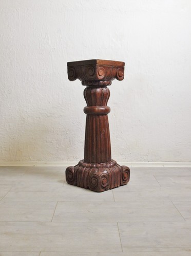 Antike holzsäule blumensäule - antike,