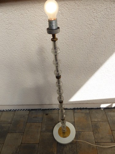 Stehlampe antik glas säule - antik,